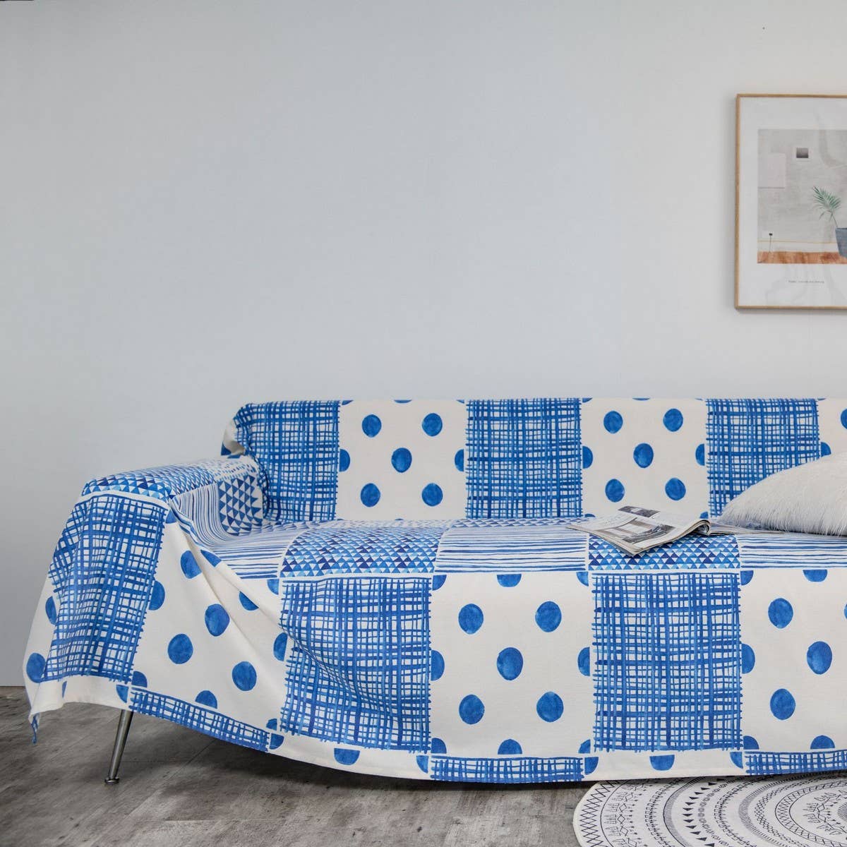 STRIPED ANTI-CAT SCRATCH SOFA THROW_CWMM1656