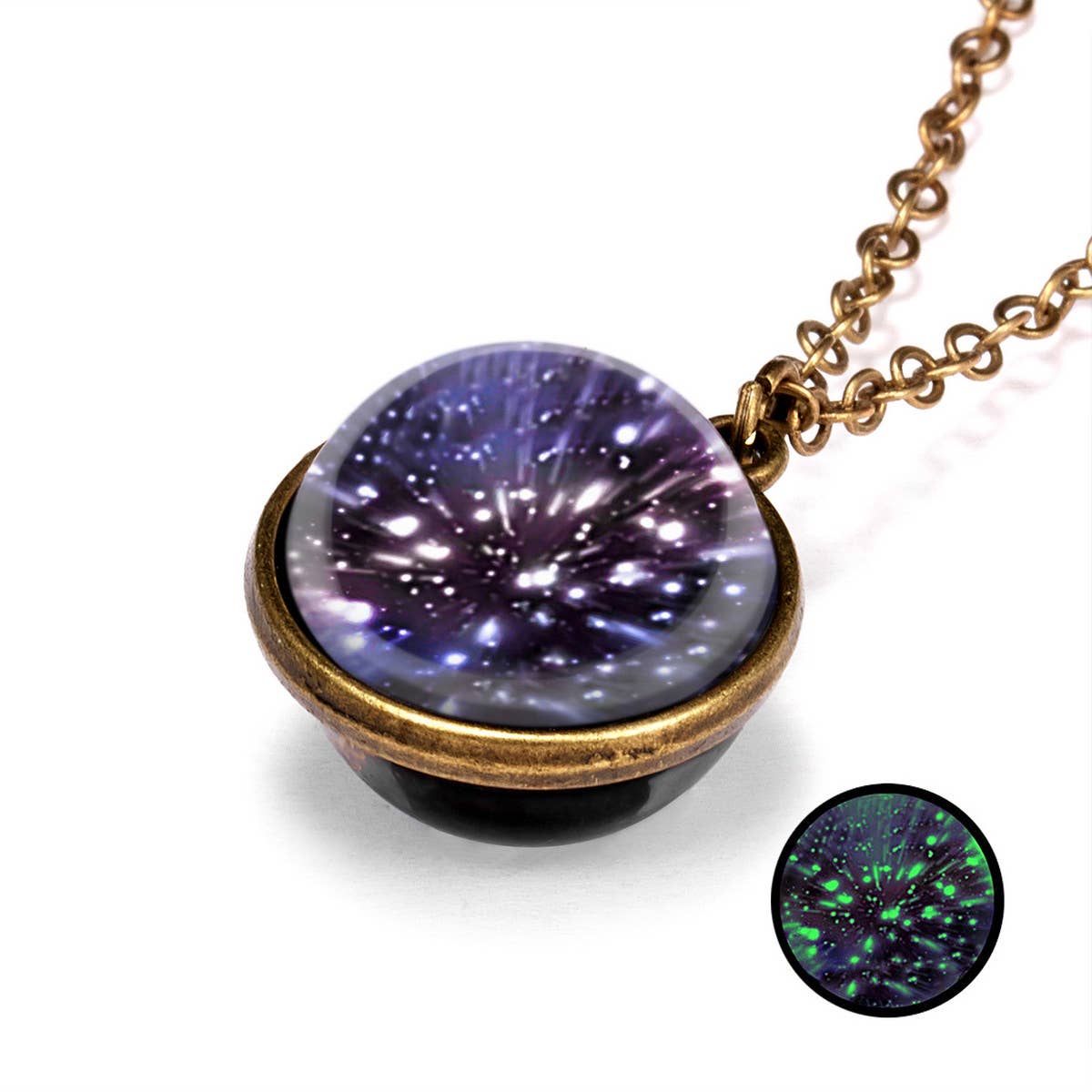 FASHION GALAXY UNIVERSE LUMINOUS NECKLACE_CWAJE2430