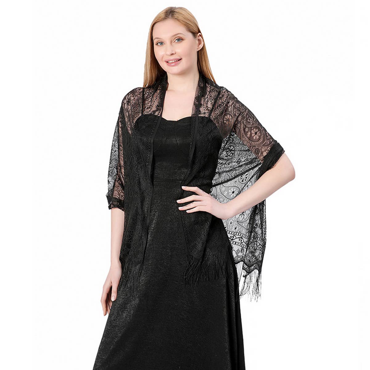 HOLLOW NEW STYLE MIN WHIRLWIND CASHEW SHAWL