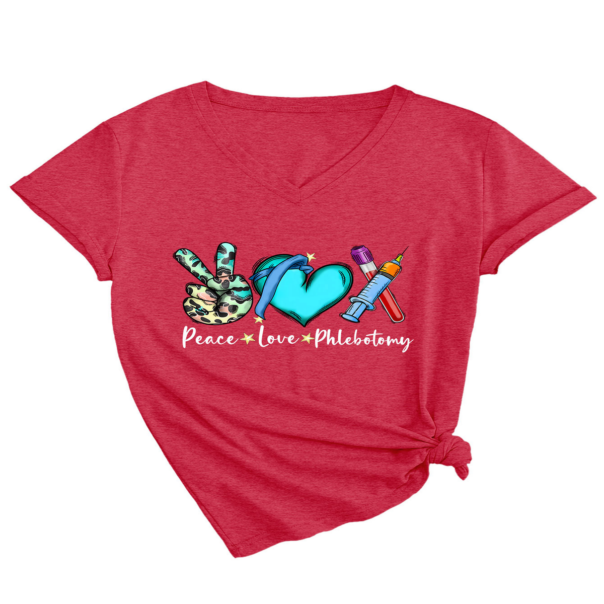 Women?™s V-Neck Tee ??Trendy & Fashionable_CWTTS1540