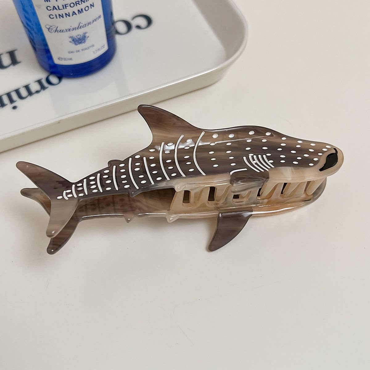 Ocean Animal Acetate Claw Clip ??Shark & Whale_CWAHA5703