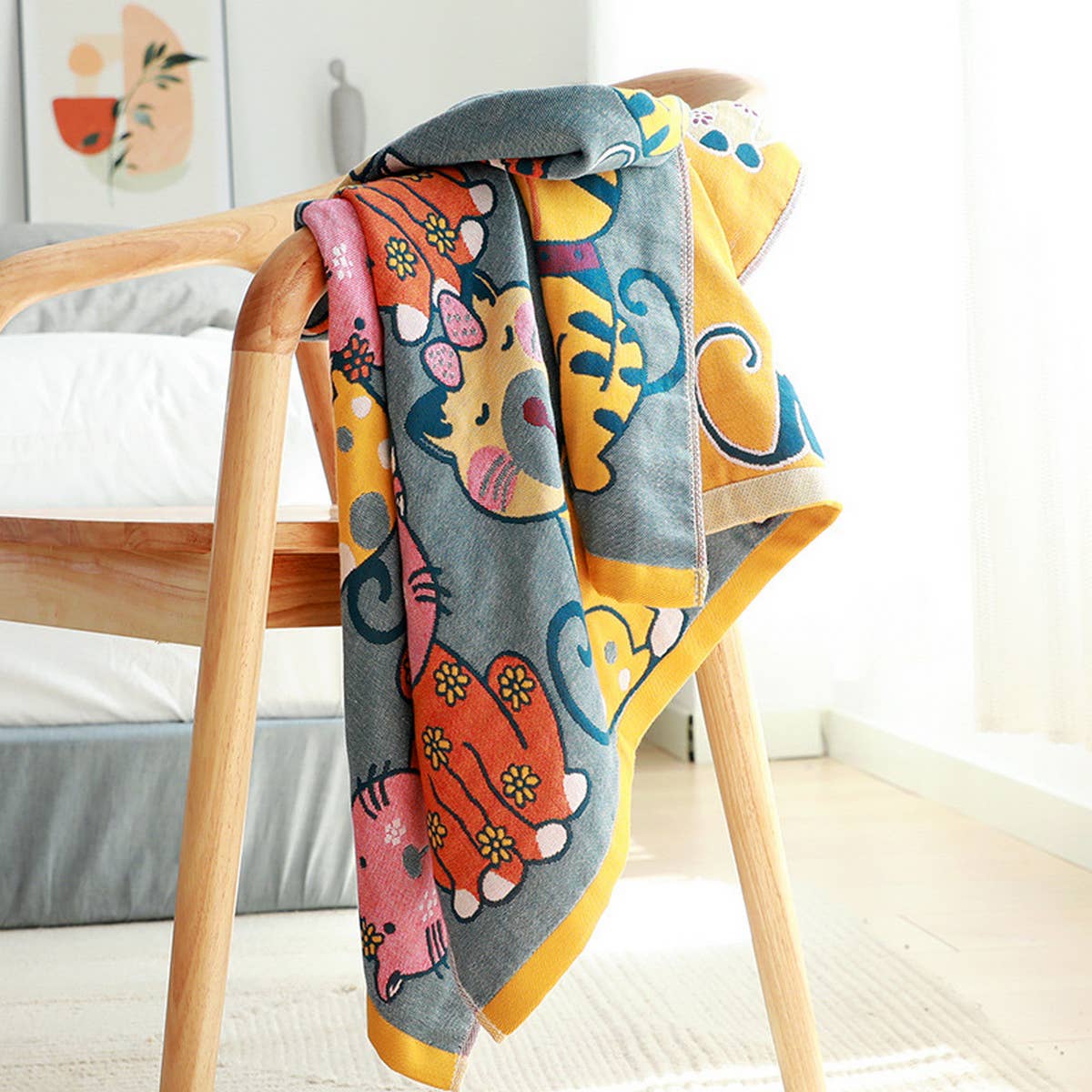 HOUSEHOLD COTTON ABSORBENT QUICK-DRYING BATH TOWEL