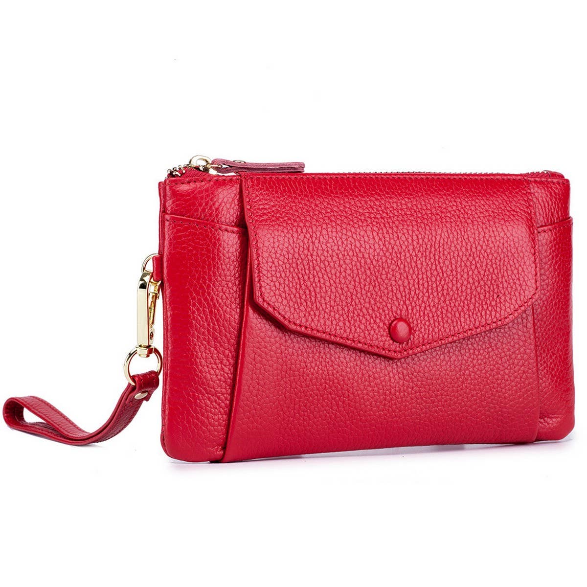 ULTRATHIN LONG LARGE CAPACITY CLUTCH LEATHER WALLET_CWAB3747
