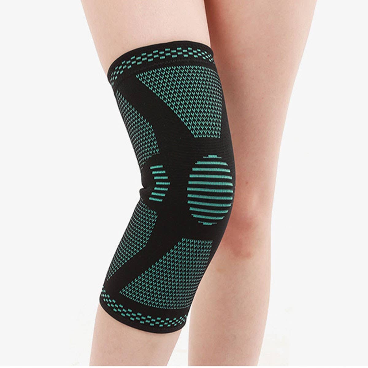 Elastic Knee Brace with Double Wave Non-Slip Grip