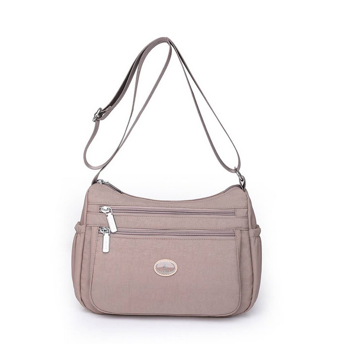 LARGE CAPACITY SIMPLE NYLON SHOULDER MESSENGER BAG_CWAB3521