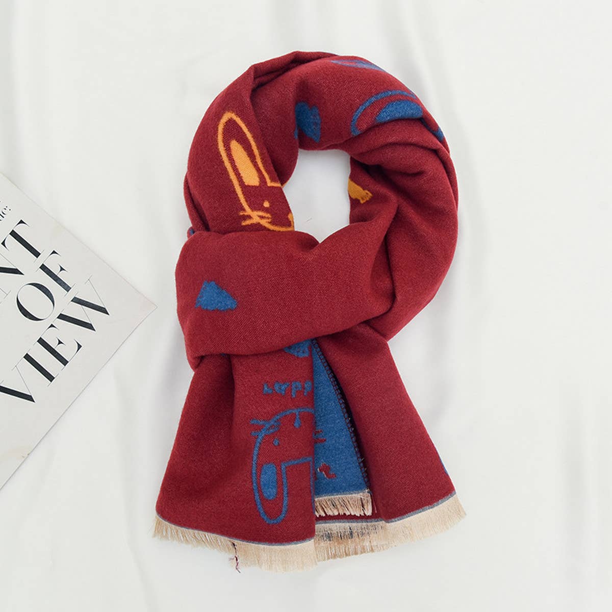 CHILDREN WINDPROOF WARM SHAWL SCARF
