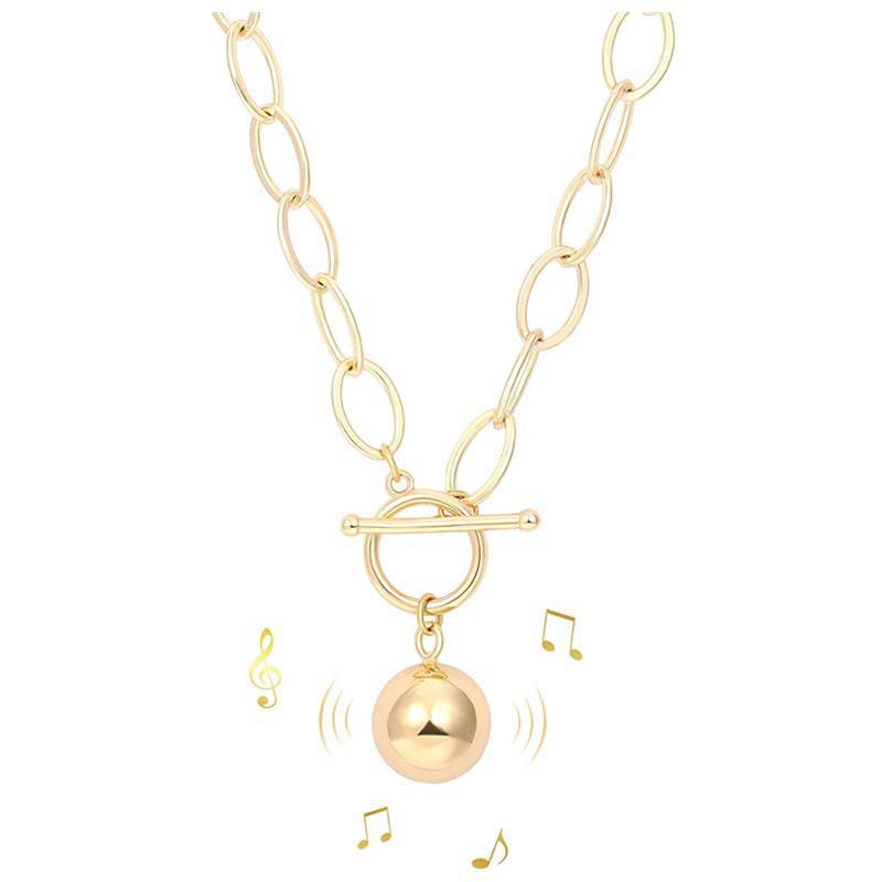 Gold Medal Moon and Star Pendant necklace
