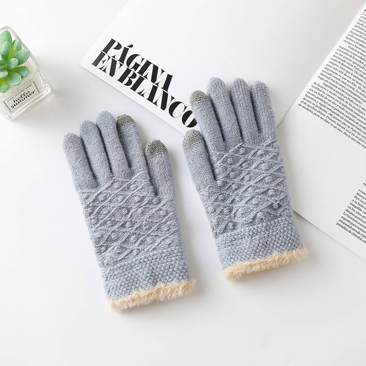 WOMEN'S WARM TOUCH SCREEN FASHION GLOVES_CWMM1503