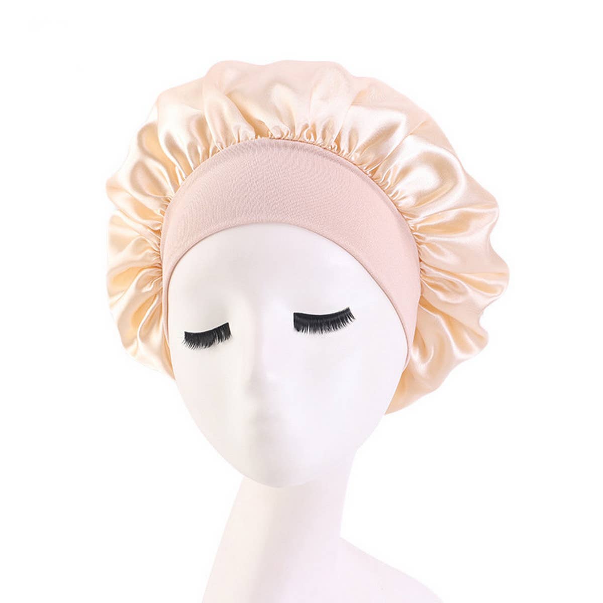 NEW WIDE-BRIMMED NIGHTCAP WITH HEADBAND_CWAH1486