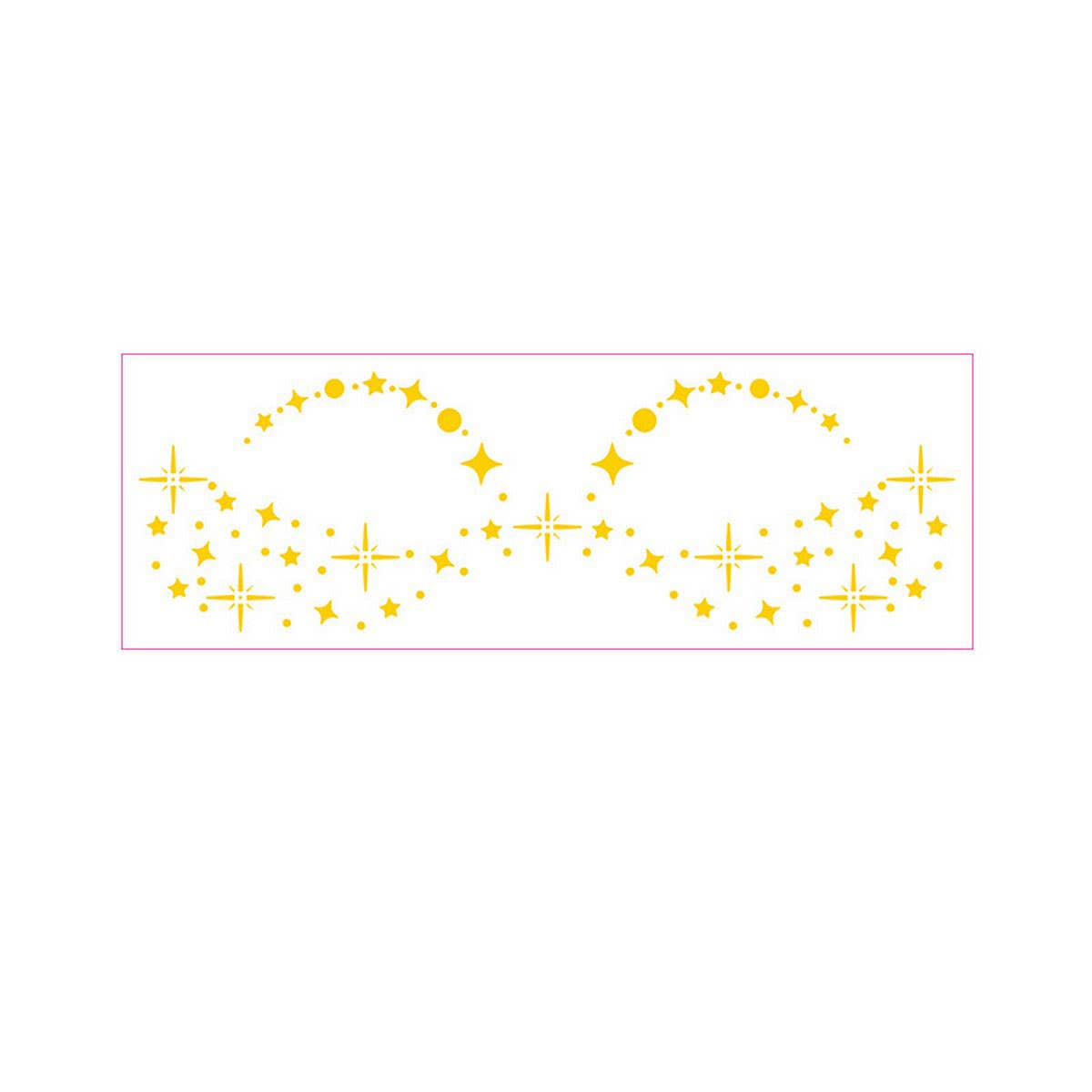 Gold Foil Freckle Tattoos for Makeup Looks