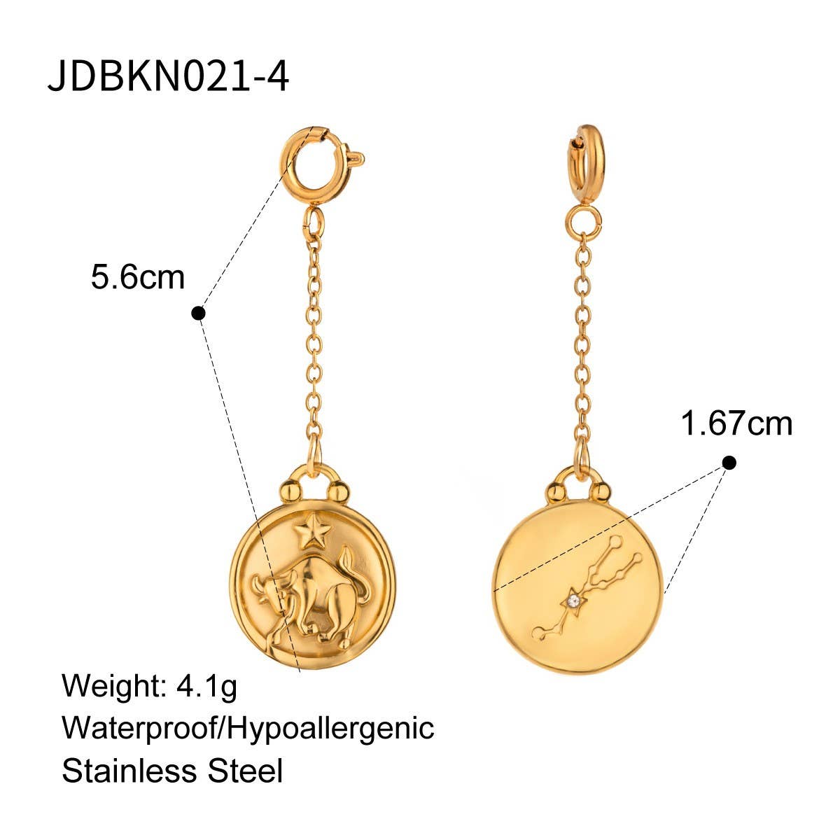 JEWELRY TWELVE CONSTELLATIONS BIKINI DIY PENDANT