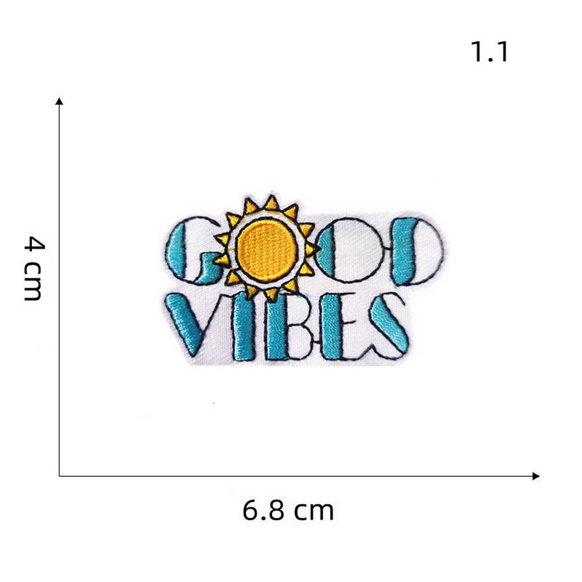 EMBROIDERED CARTOON PLANET EMBROIDERY PATCH