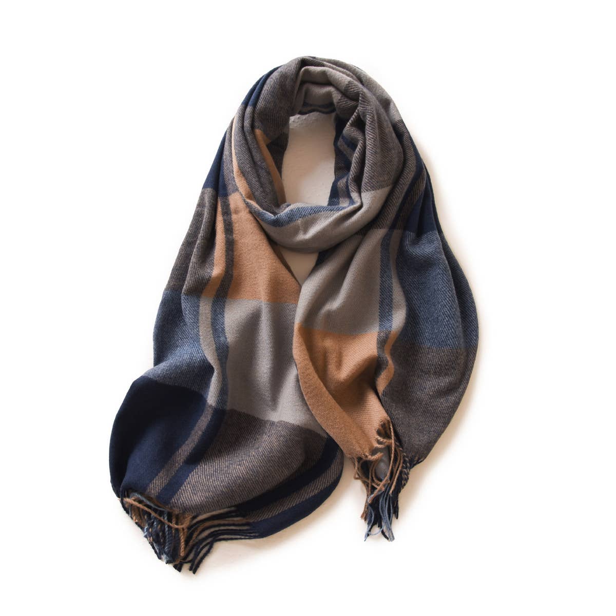 Plaid Winter Scarf ??Soft Thick Fringe Shawl 2025_CWASC0168