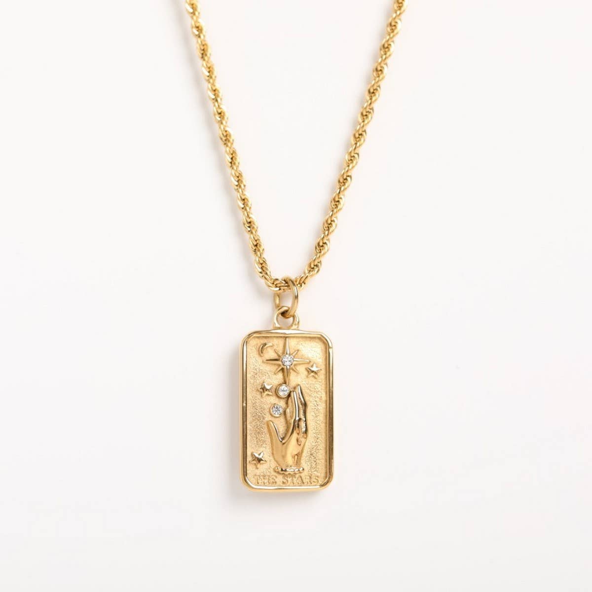 CREATIVE STAINLESS STEEL NICHE DESIGN NECKLACE