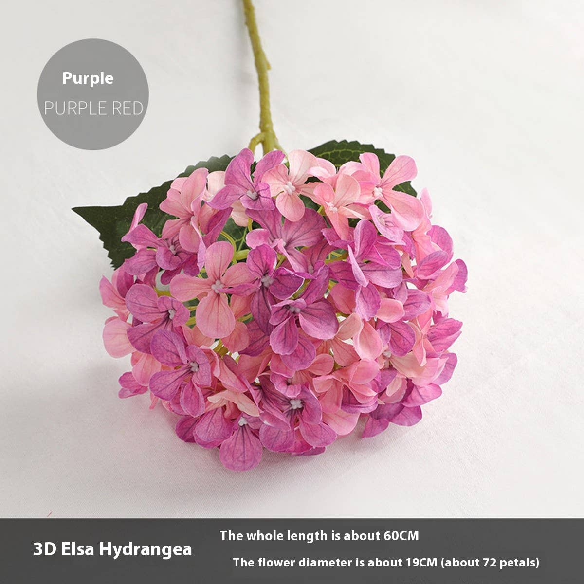Wedding Decor Artificial Large Hydrangea Bouquet