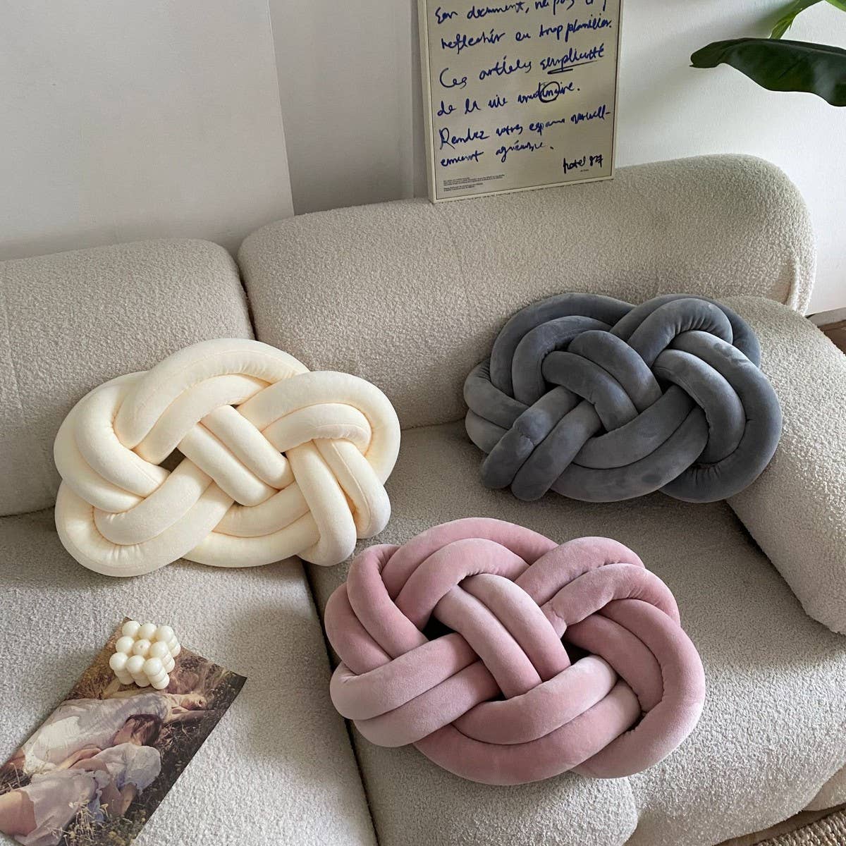 FRIED DOUGH TWISTS PLUSH PILLOW CUSHION
