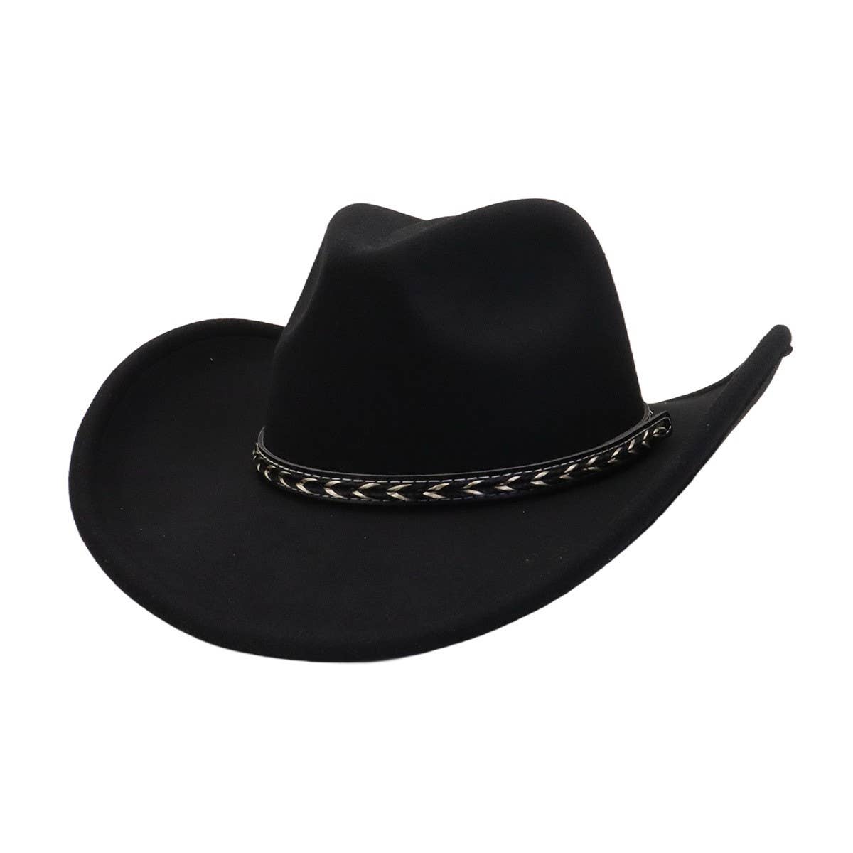 Unisex Cowboy Fedora Hat Ethnic Style_CWAH04409