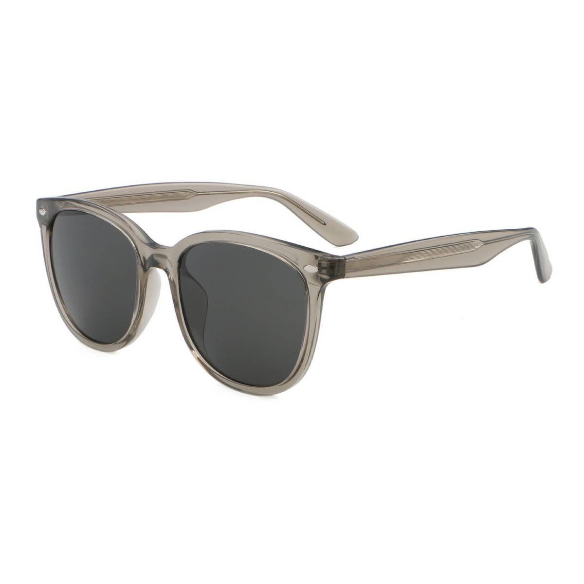 RETRO ROUND FRAME PIN-STYLE RICE NAIL SUNGLASSES_CWASG0510