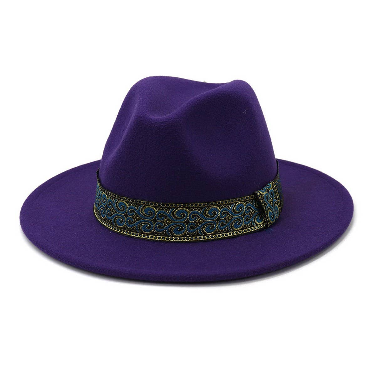 2024 NEW MEN'S AND WOMEN'S STRAIGHT BRIM JAZZ HAT_CWAH1776