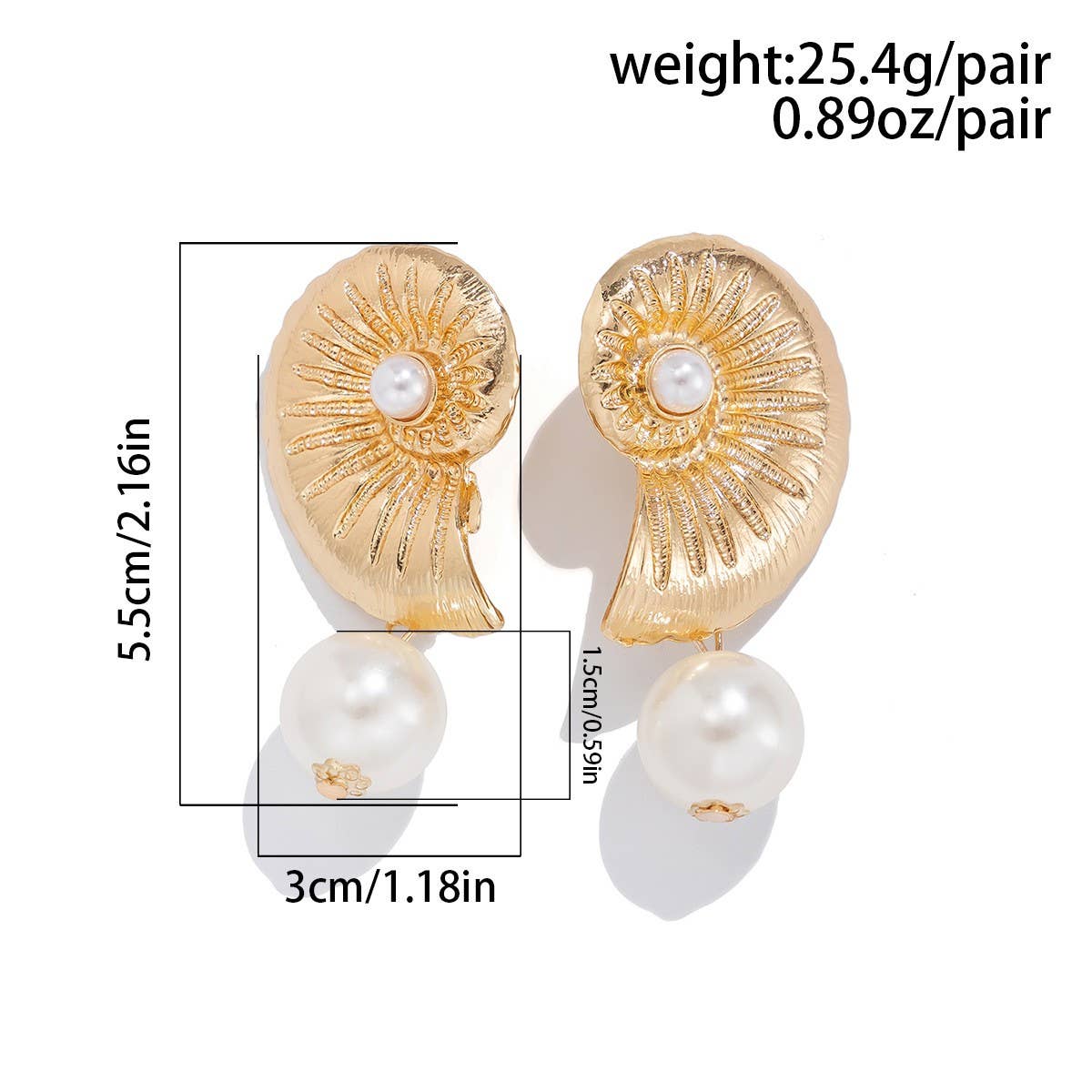 CREATIVE OCEAN VACATION STYLE BEACH EARRINGS