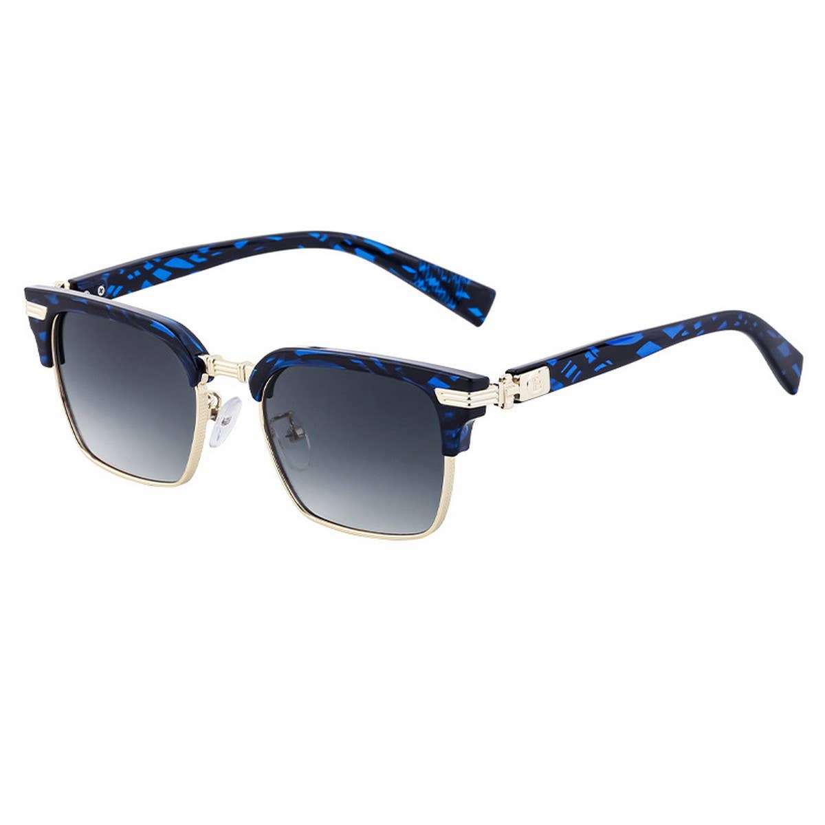 VINTAGE POLARIZED EYEBROW FRAME SUNGLASSES