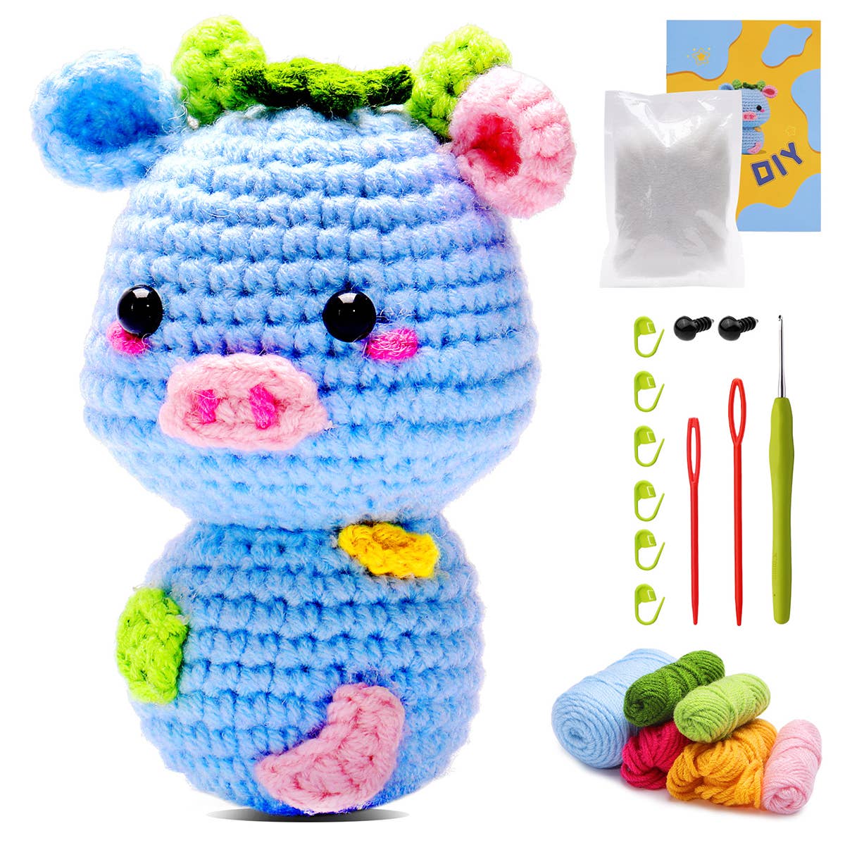 NEW DOLL CROCHET MATERIAL PACKAGE