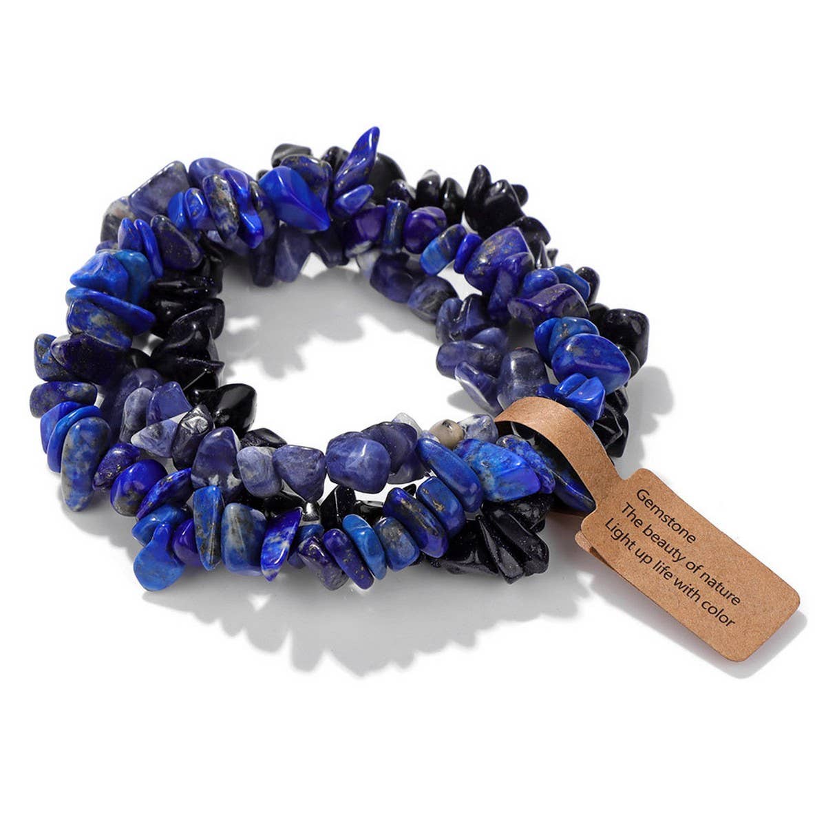 CWAJE4296_VINTAGE IRREGULAR GRAVEL THREE-PIECE BRACELET