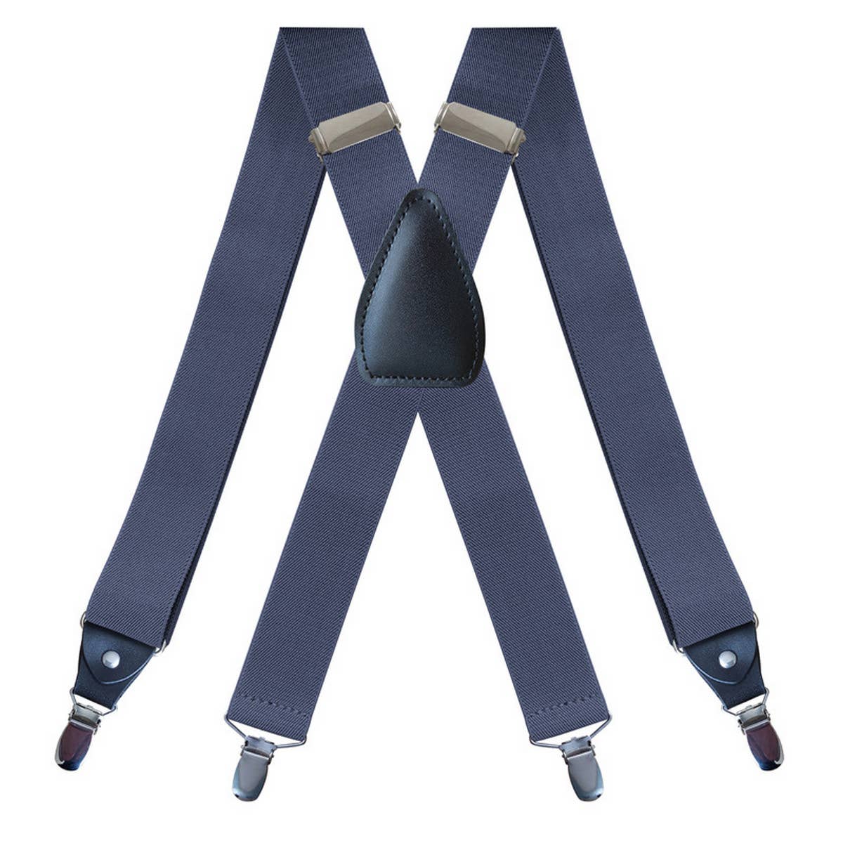 ADJUSTABLE ELASTIC 4-CLIP X-TYPE SUSPENDER CLIP_CWMM1111