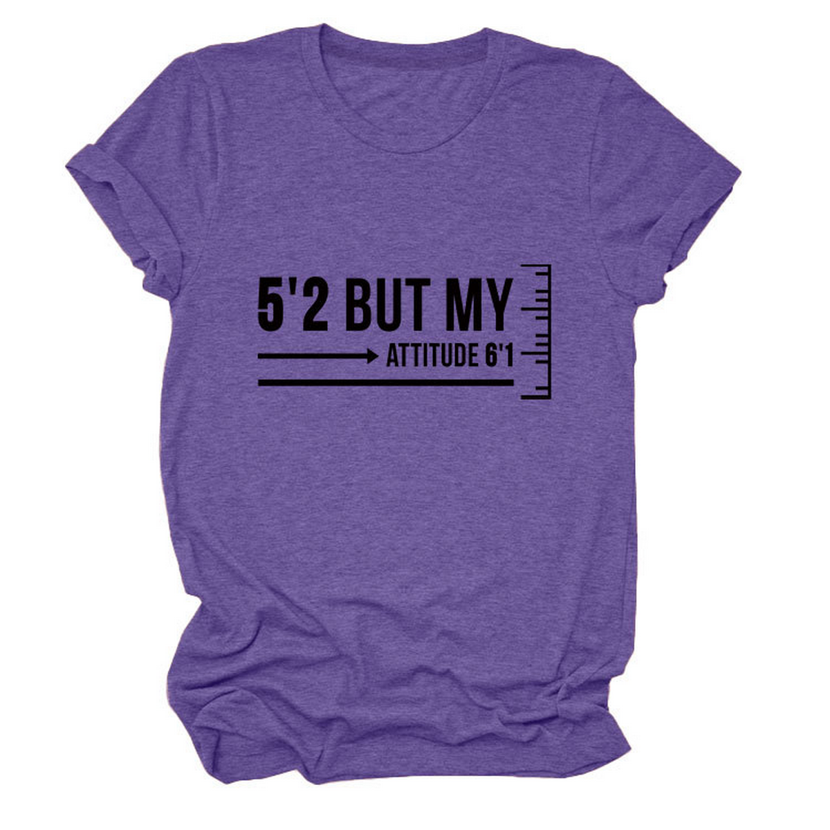 Trendy Graphic Tee Women Short Girl Energy