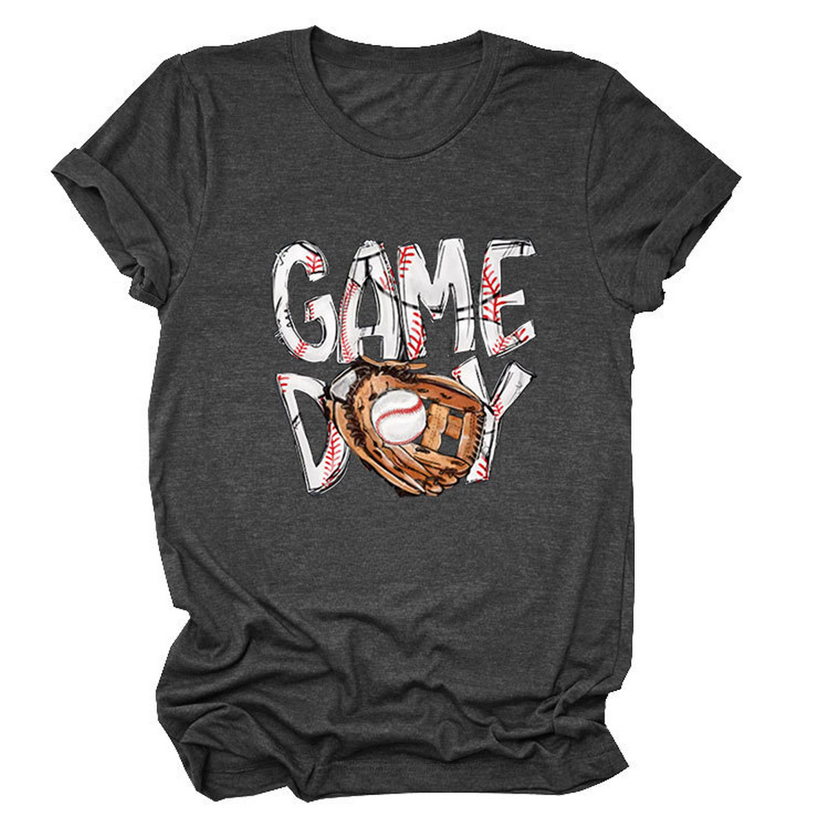 New Women's Plus Size Short Sleeve Glove Tee_CWTTS1513