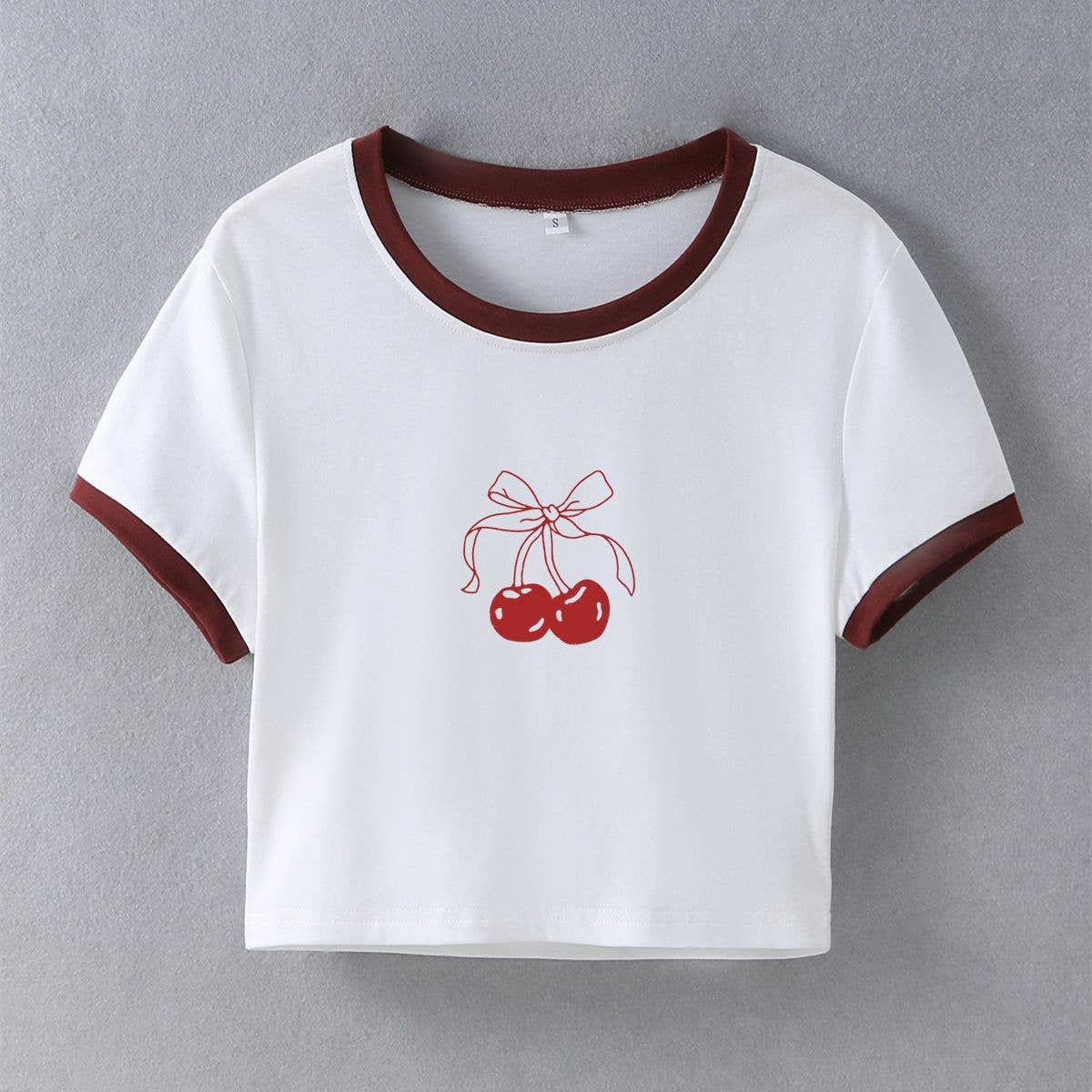 Y2K sexy slim fit short sleeve crop top tee