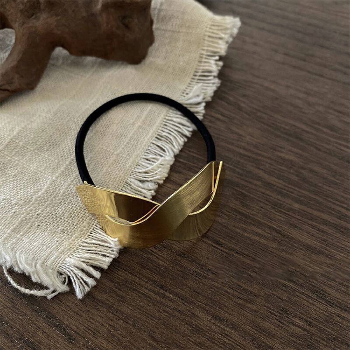 SIMPLE BRUSHED TEMPERAMENT HAIR SCRUNCHIES_CWAHA2661