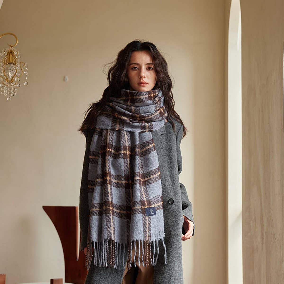 Women's autumn and winter scarf thick warm