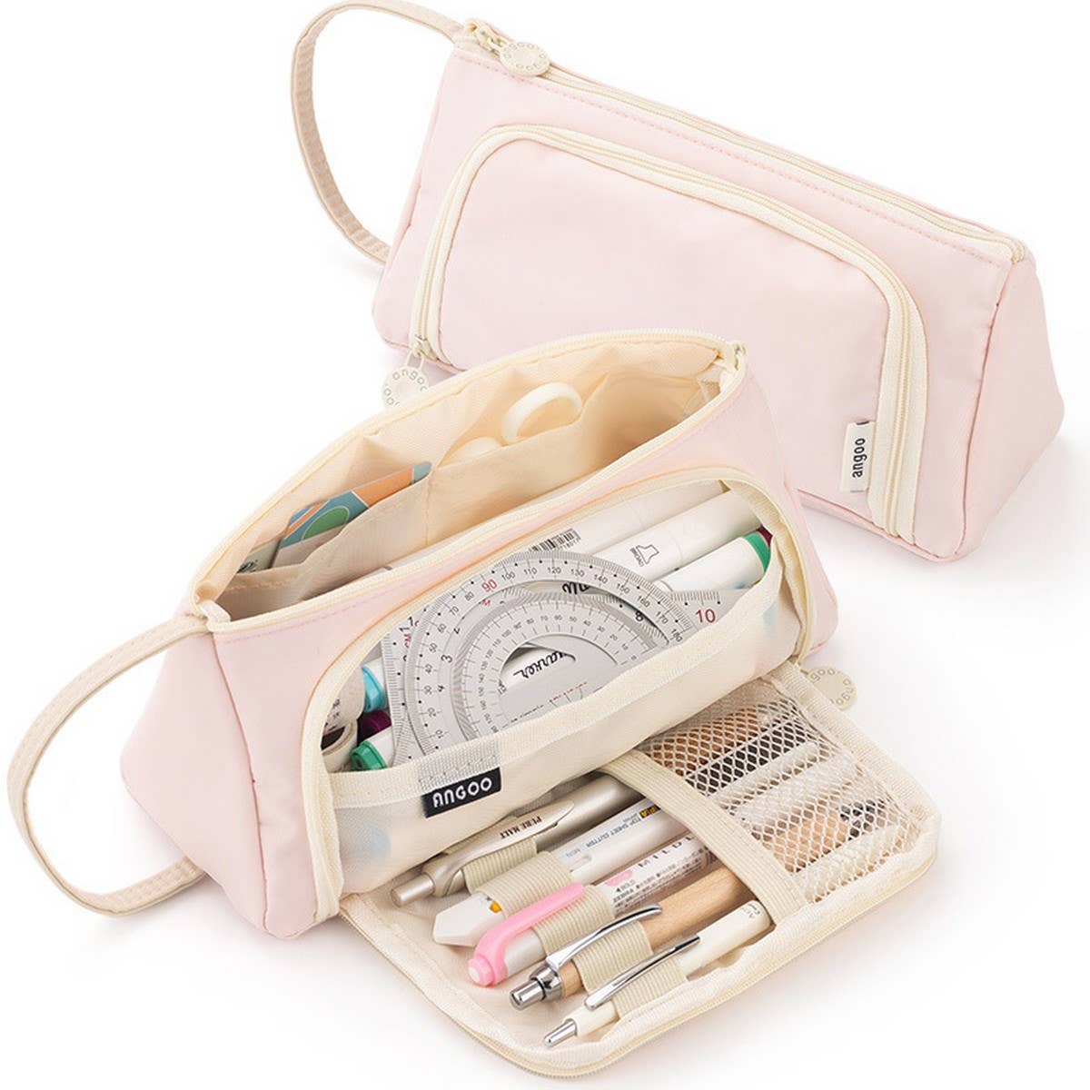 LARGE CAPACITY TWILL WINDOW PENCIL CASE_CWMM1973