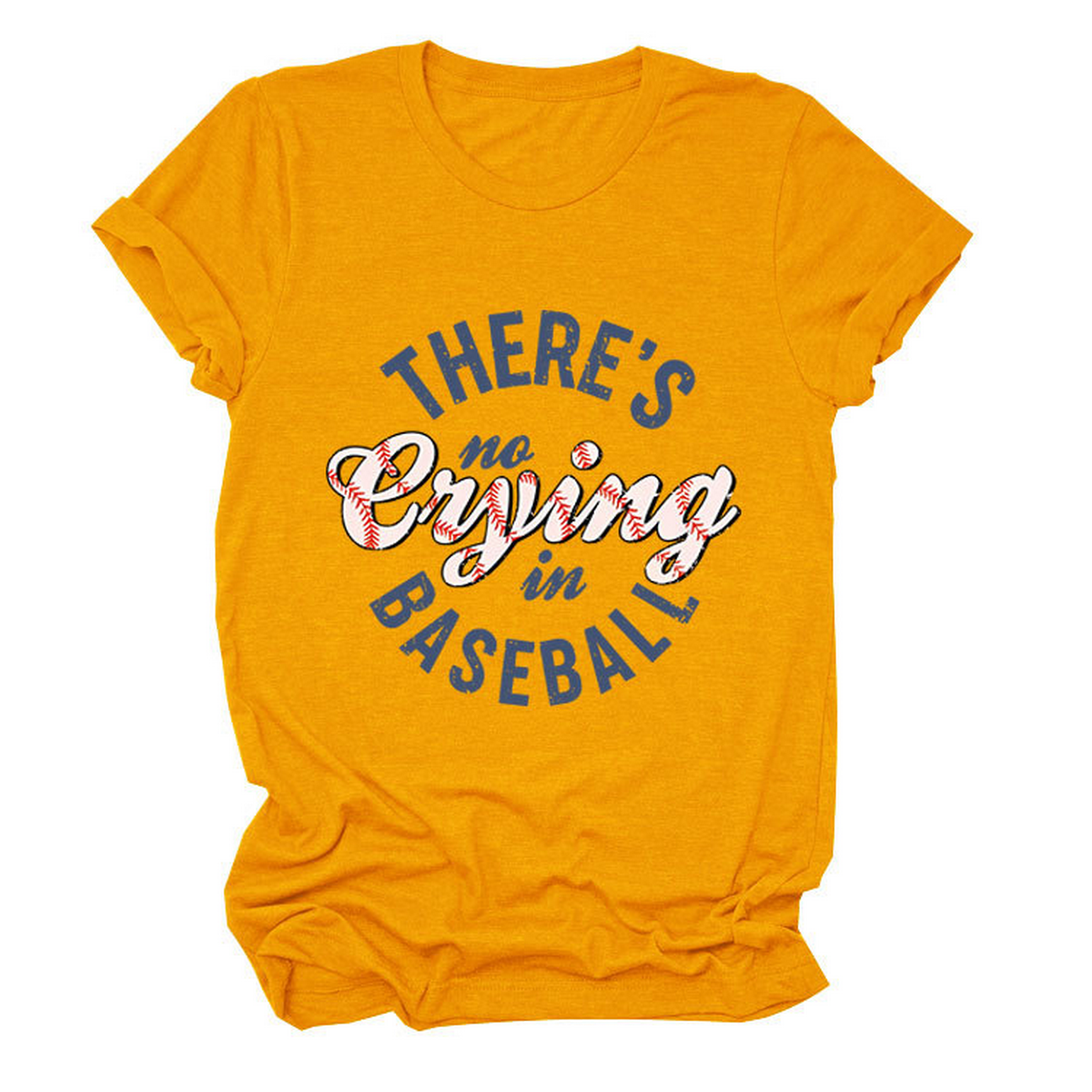 Women?™s ?œNo Crying in Baseball??Graphic Teep_CWTTSL0481