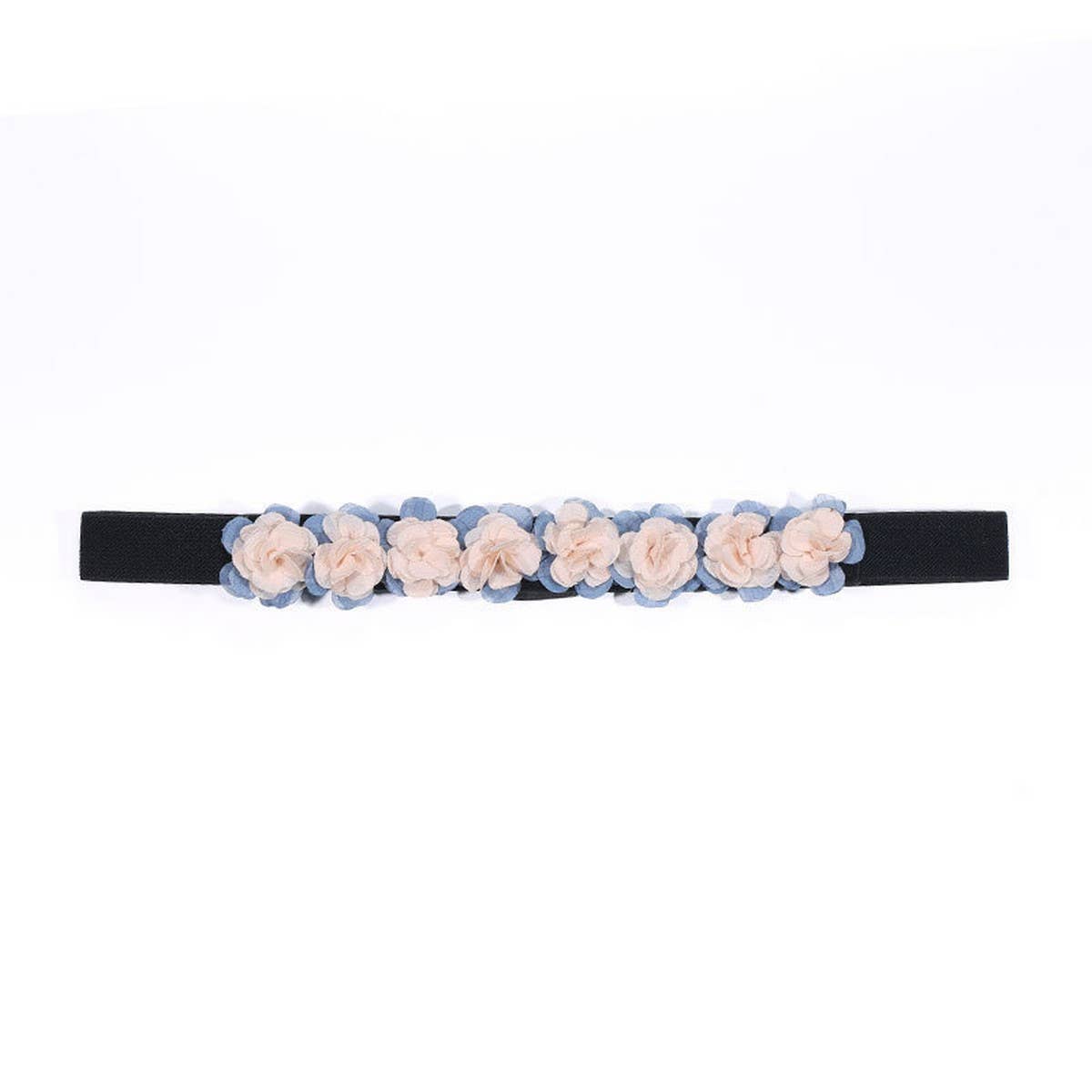 Floral Elastic Waist Belt Stylish Cincher