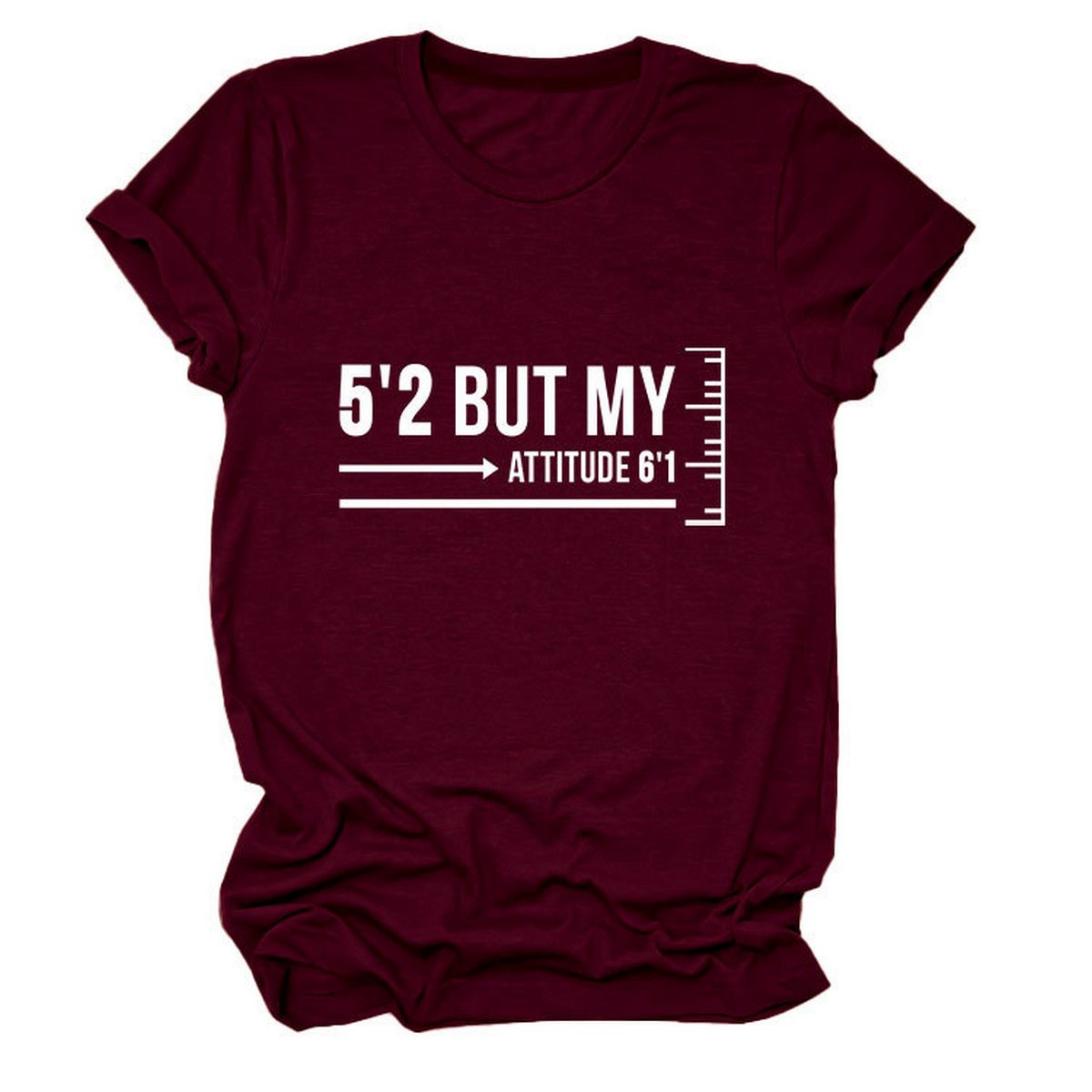 Trendy Graphic Tee Women Short Girl Energy