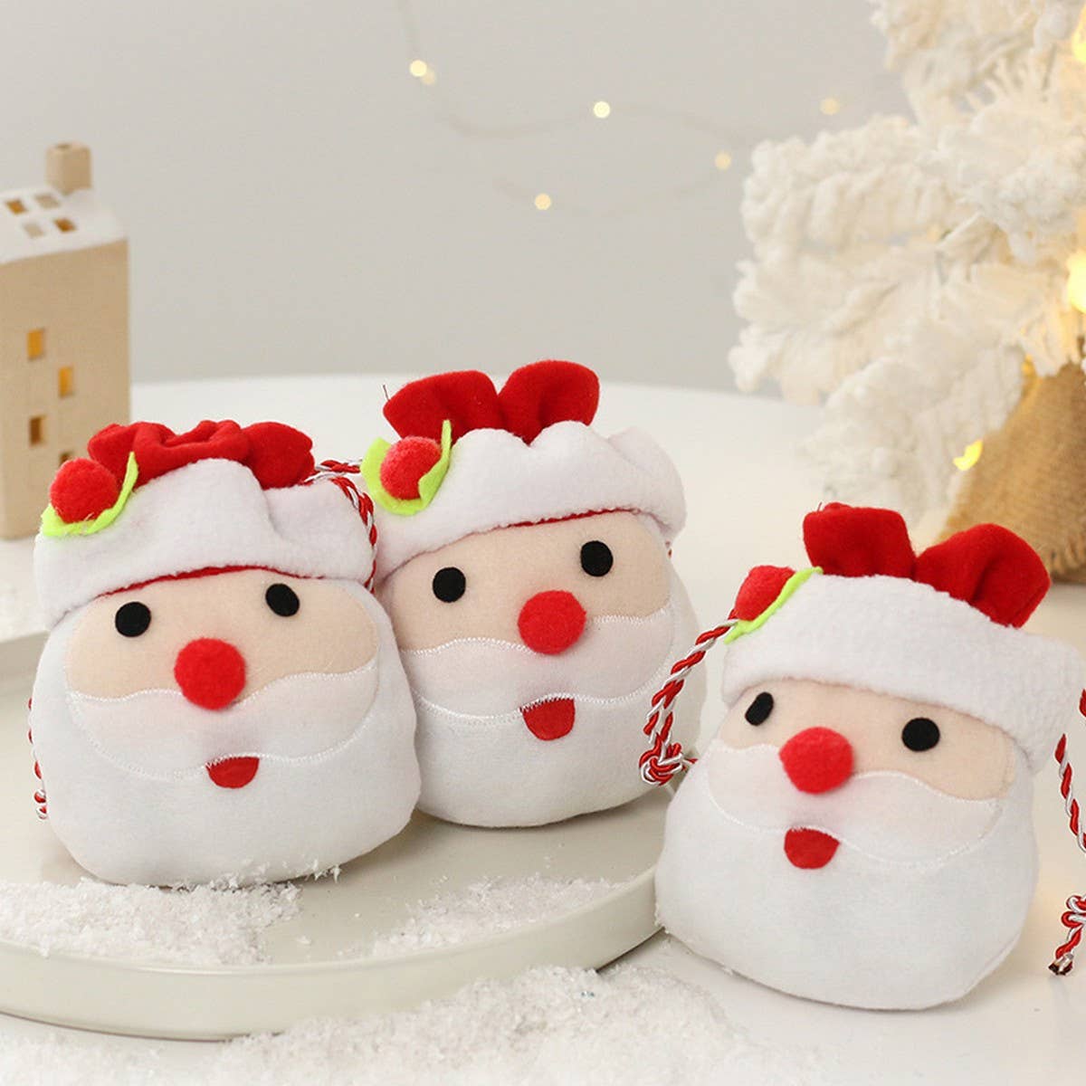 Cute Santa Candy Gift Apple Bag for Christmas_CWAJE05380