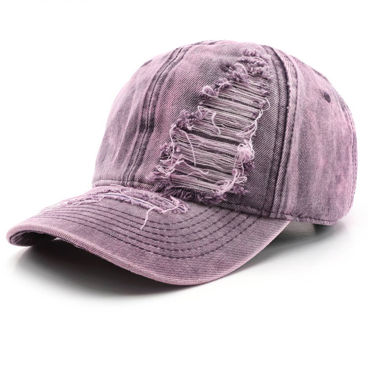 Vintage Washed Hole Baseball Cap for Men & Women_CWAH0907