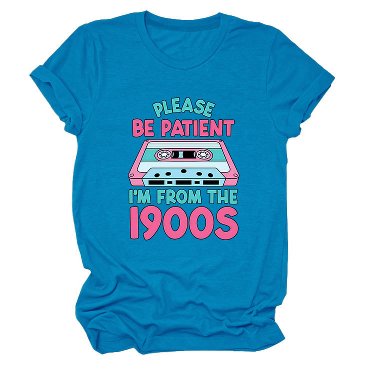 Women?™s Tee ??Please Be Patient Letter Print_CWTTS1501