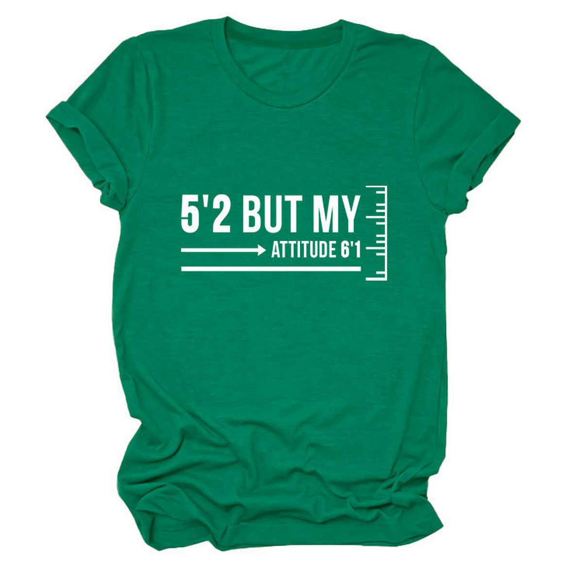 Trendy Graphic Tee Women Short Girl Energy