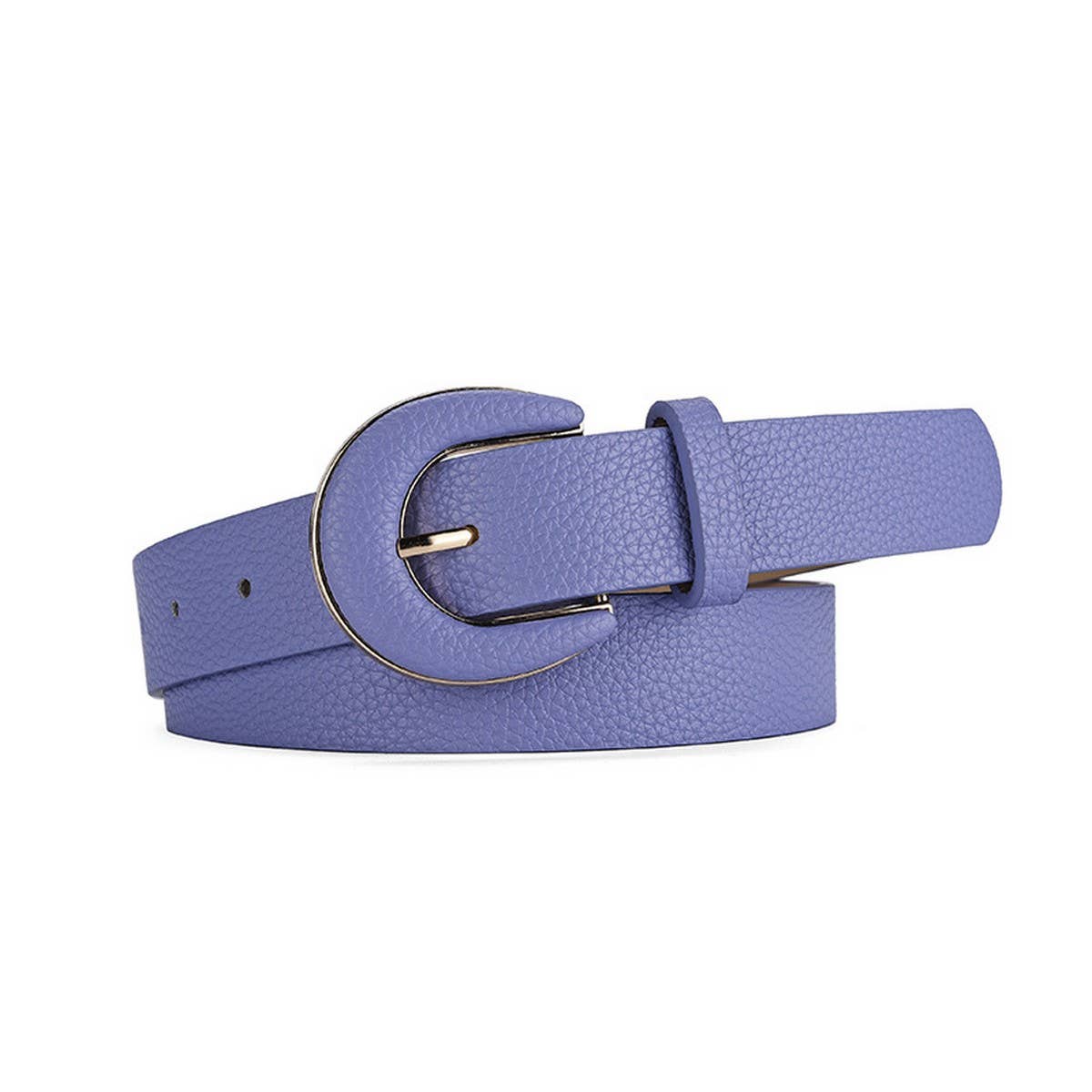 SIMPLE LYCHEE PRINT EMBELLISHED JEANS BELT_CWASC0574
