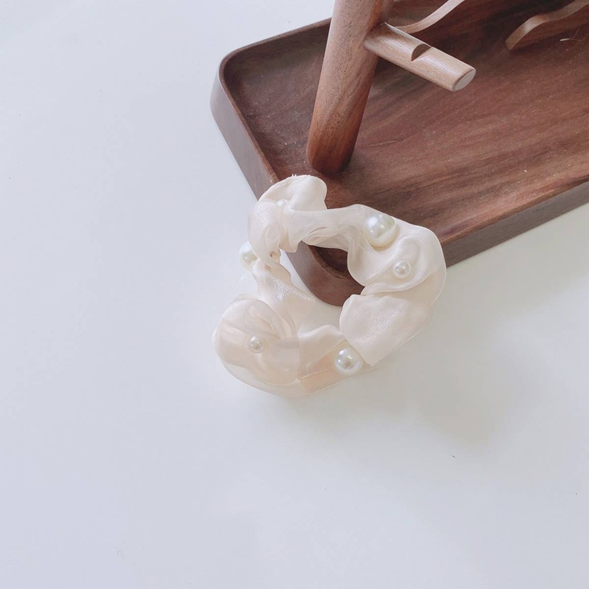 CHILDREN'S PEARL PURE COLOR HAIR TIE