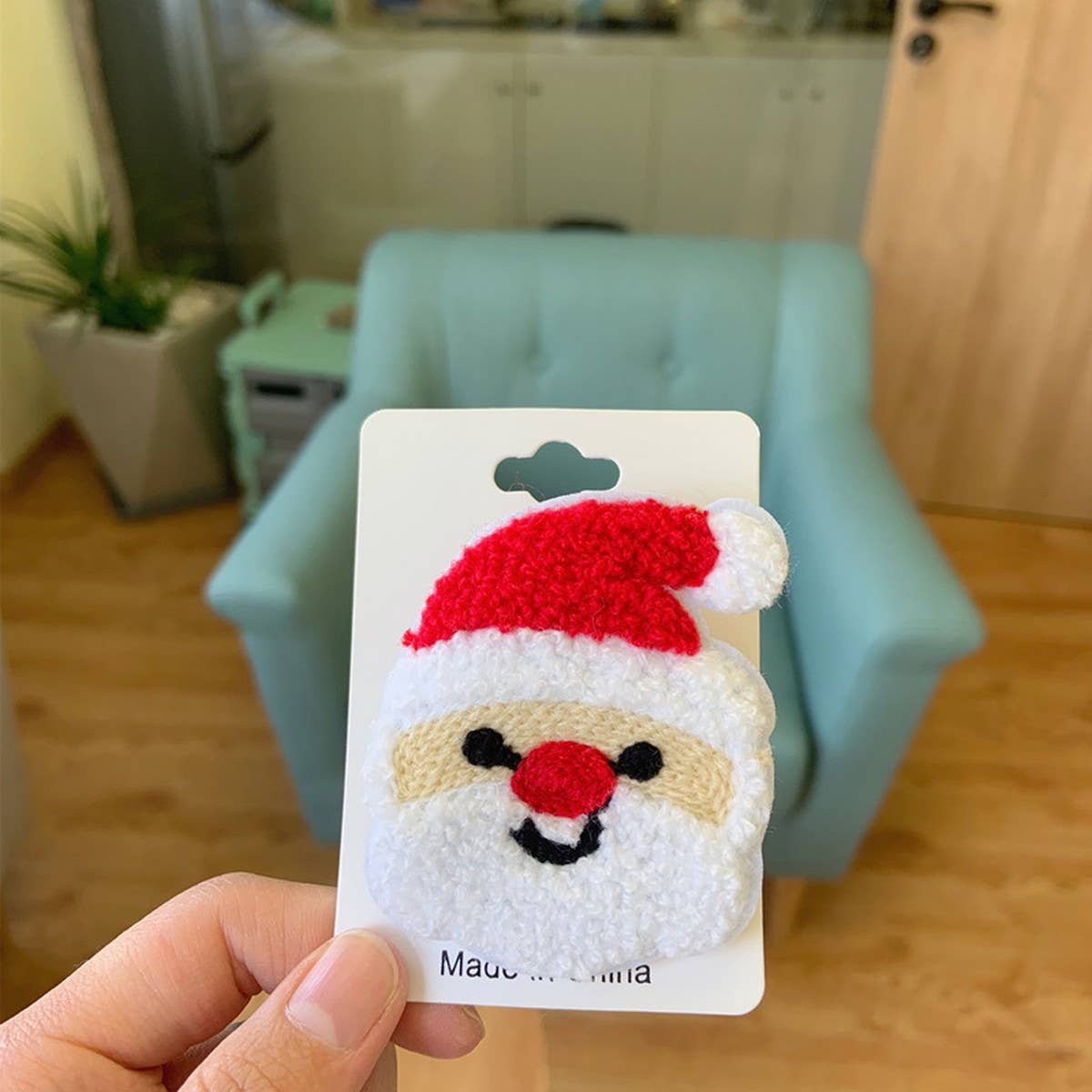 CLOTH PATCH EMBROIDERY LABEL PIN CHRISTMAS SET