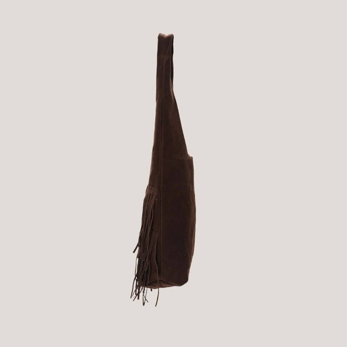 DEERSKIN FROSTED TOTE BAG SHOULDER BUCKET BAG_CWAB4115