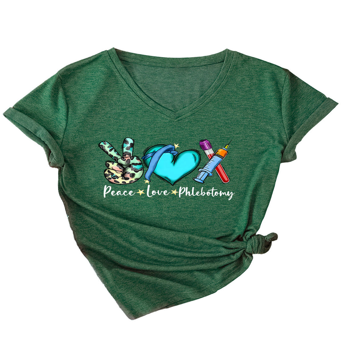 Women?™s V-Neck Tee ??Trendy & Fashionable_CWTTS1540