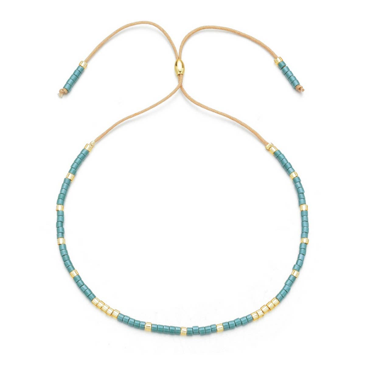 RICE BEADS HAND-WOVEN BRACELET