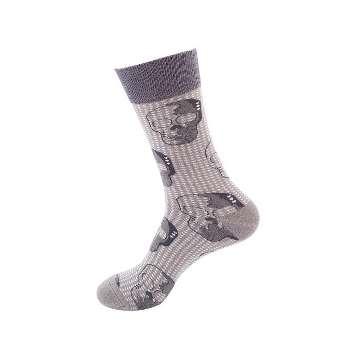 CASUAL GEOMETRIC CARTOON PRINT SOCKS_CWMS1012