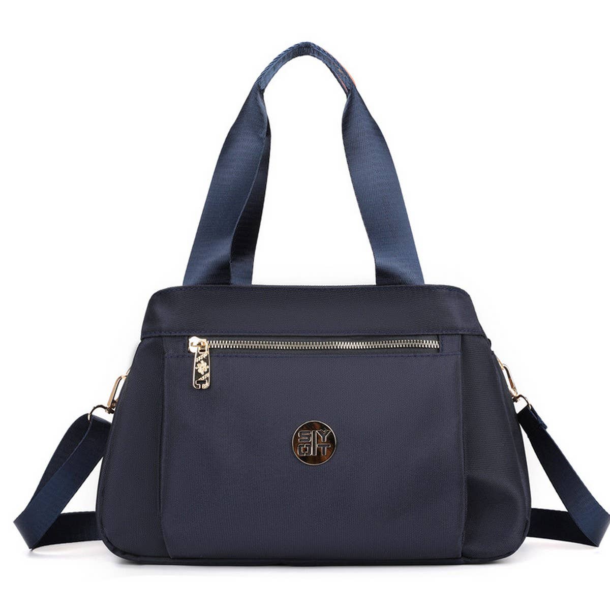 FASHION MULTI-COMPARTMENT CANVAS SHOULDER BAG_CWAB3450