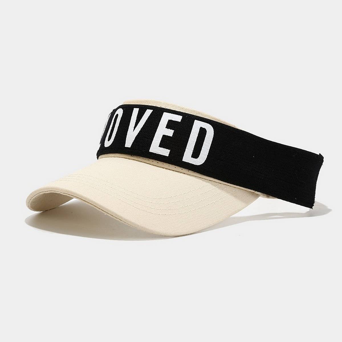 LOVED Printed Visor Cap -Summer Breathable Sun Hat_CWAH3312